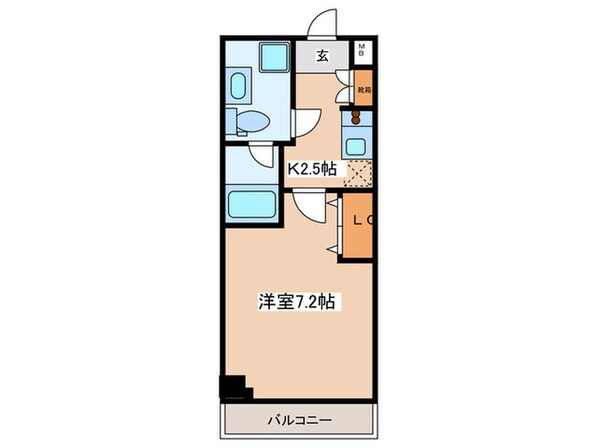 レジディア本厚木の物件間取画像